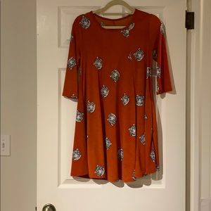 Orange Clemson dress